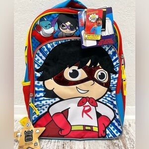 RYAN'S World Kids' Backpack W/Secret Cape